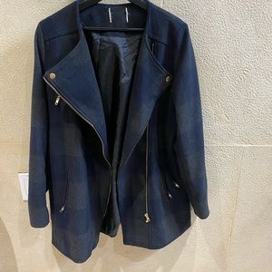 Forever 21 navy green goat with gold hardware